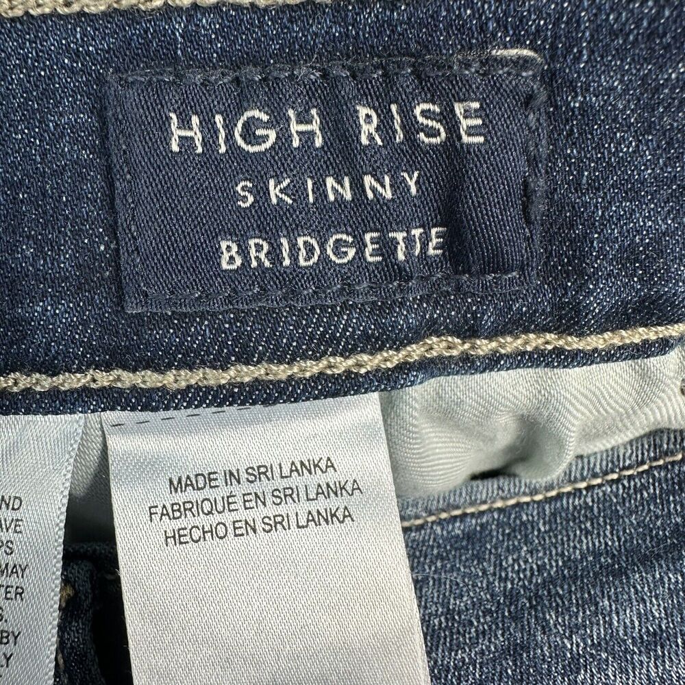 Lucky Brand BRIDGETTE SKINNY Jeans Womens Size 4/27 Ankle Blue Denim Pants 26x26 - Picture 9 of 12